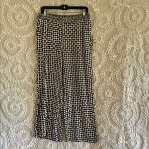 Habitat Diamond Flood Pants Pockets Black & White